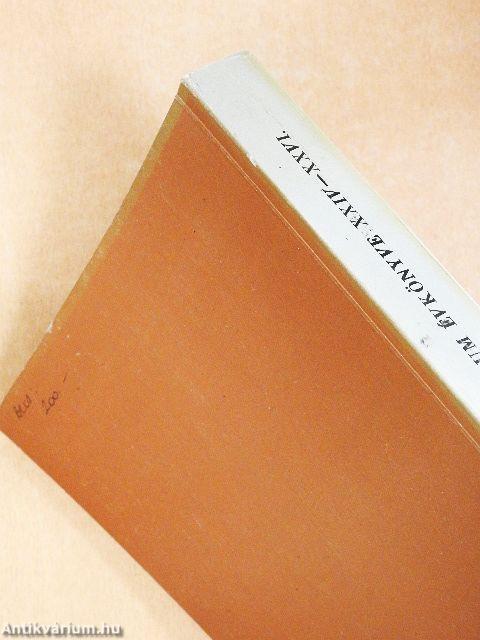 A Nyíregyházi Jósa András Múzeum évkönyve XXIV-XXVI.