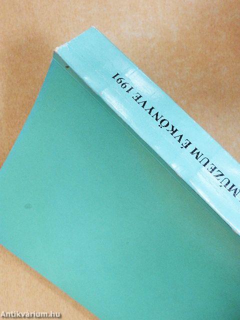 A Debreceni Déri Múzeum évkönyve 1991