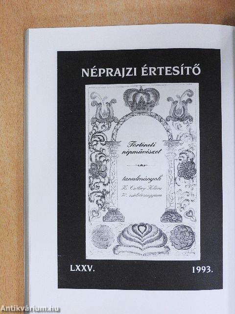 A Néprajzi Értesítő repertóriuma 1900-2000