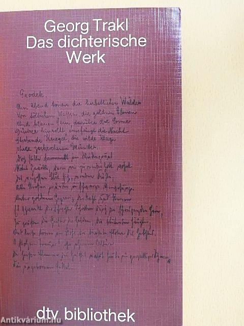 Das dichterische Werk