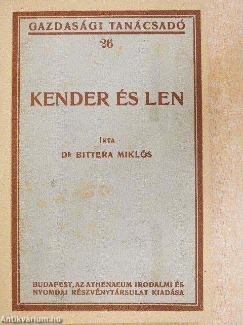 Kender és len