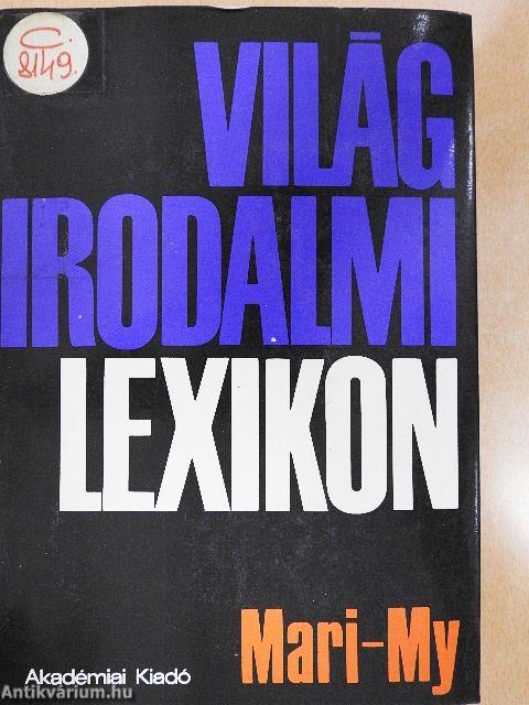 Világirodalmi Lexikon 8. (töredék)