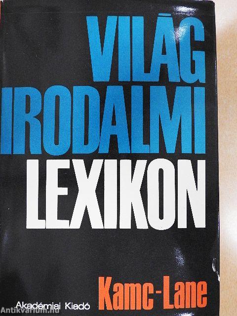 Világirodalmi Lexikon 6. (töredék)