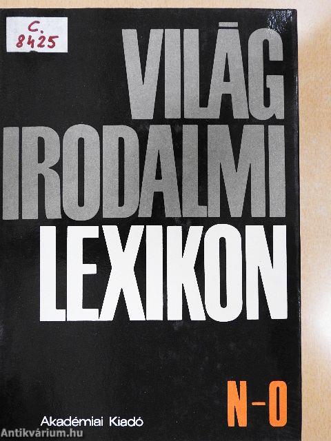 Világirodalmi Lexikon 9. (töredék)