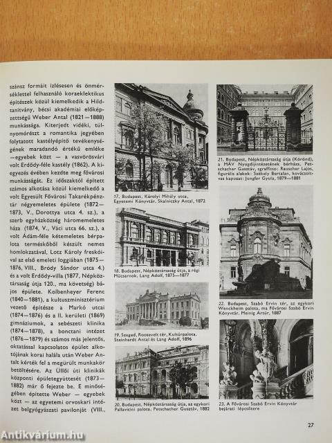 A magyar építészet 1867-1967 (dedikált példány)