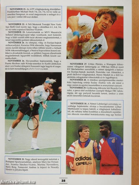 Magyar Sportévkönyv 1994 (dedikált példány)