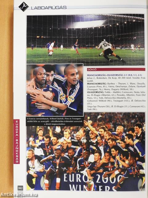 Magyar Sportévkönyv 2001 (dedikált példány)