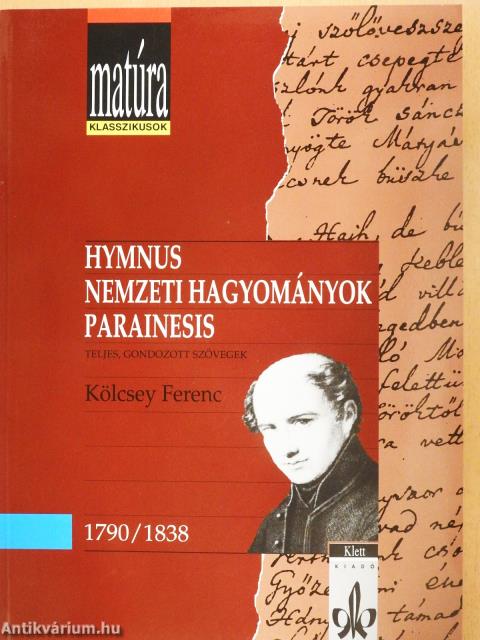 Hymnus/Nemzeti hagyományok/Parainesis (dedikált példány)