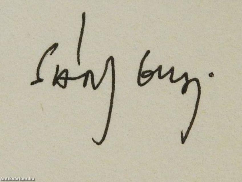 A 20. század idill-kollázsa (dedikált példány)