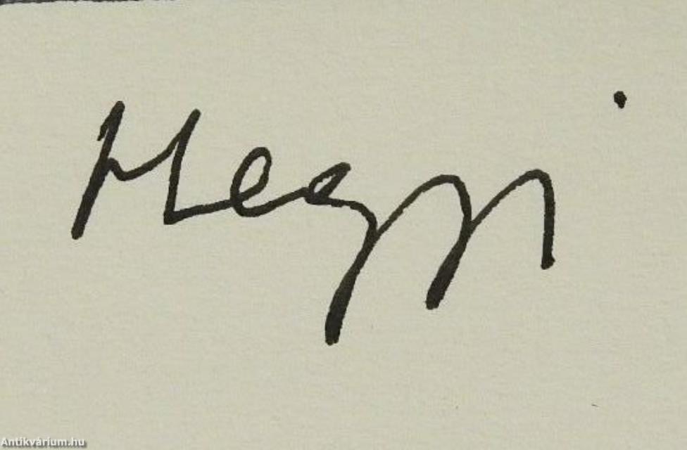 Hegyi György (aláírt példány)