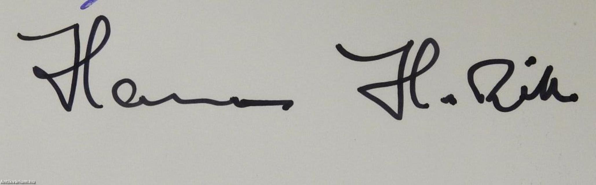 Kihívás és látomás (kétszeresen dedikált példány)