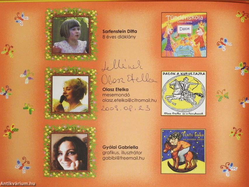 Tündériskola/Kapu Tündérországba (dedikált példány)