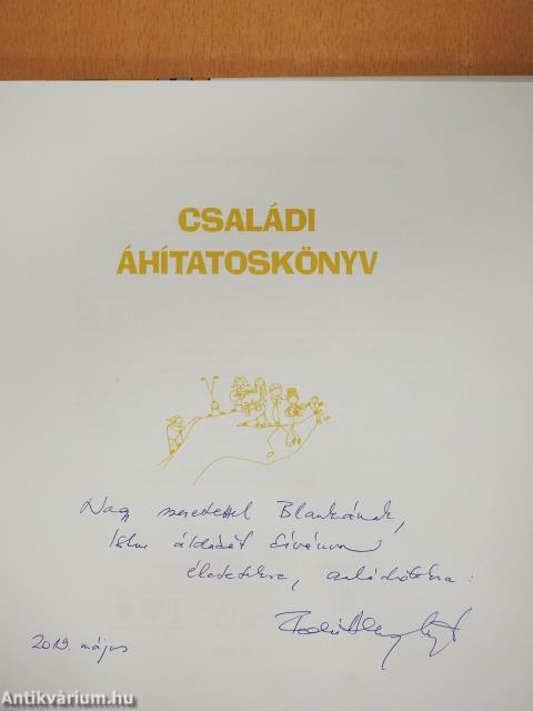 Családi áhítatoskönyv (dedikált példány)