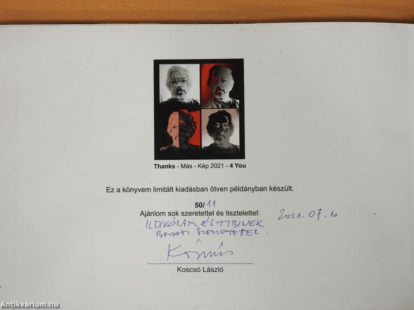 Laslo Koscsó László (számozott, dedikált példány)