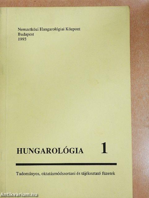 Hungarológia 1.