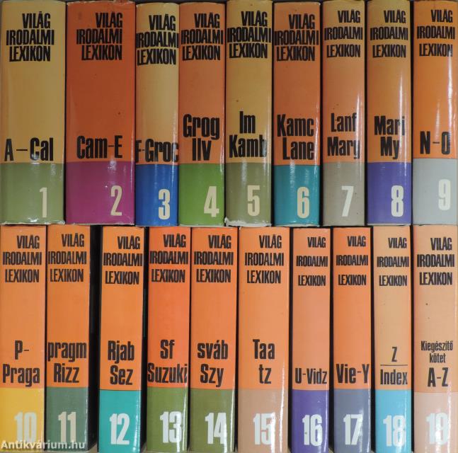Világirodalmi Lexikon 1-19.