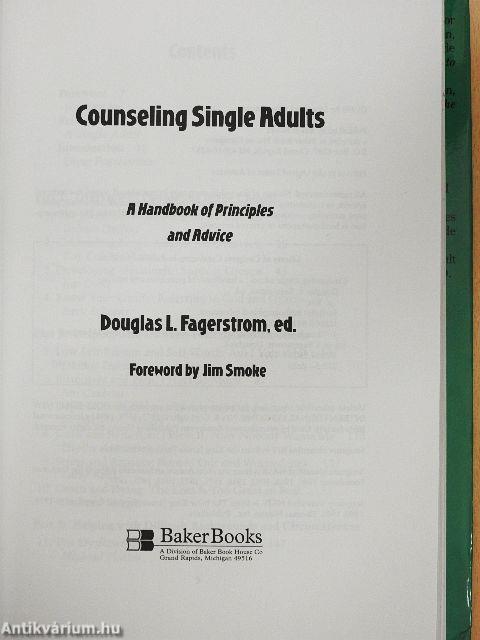 Counseling Single Adults