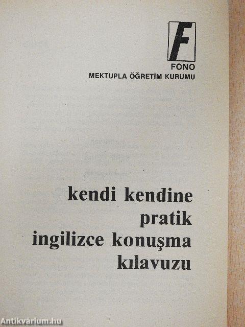 Kendi kendine pratik ingilizce konusma kilavuzu
