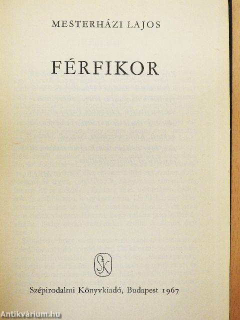 Férfikor