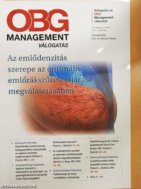 OBG Management válogatás 2017. november