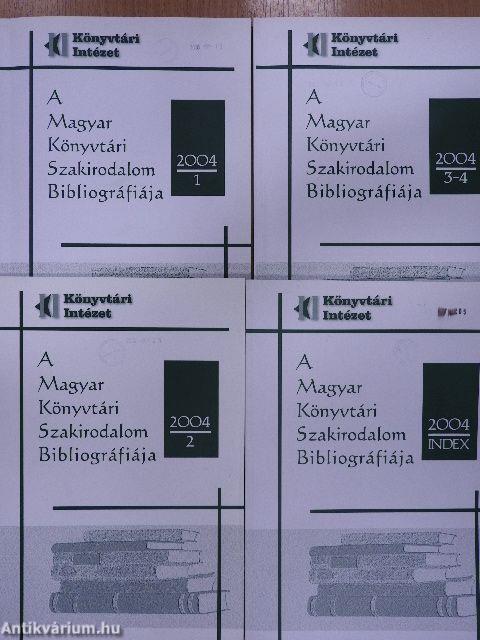 A Magyar Könyvtári Szakirodalom Bibliográfiája 2004/1-4./Index