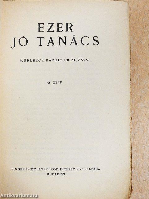 Ezer jó tanács