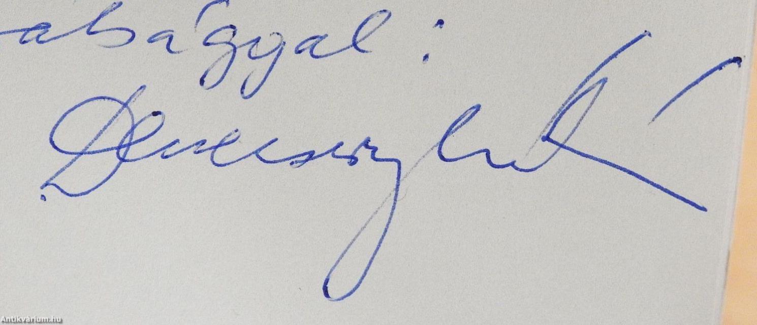 Szavak remegnek bennem (többszörösen dedikált példány)