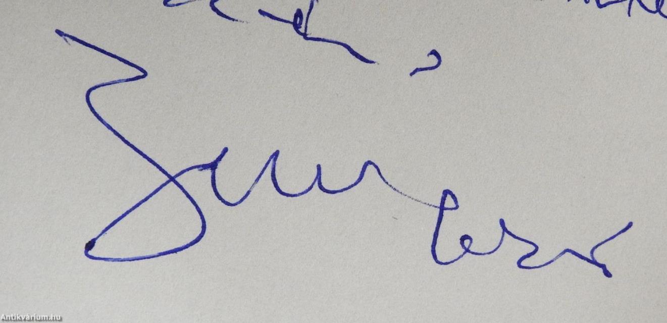 Szavak remegnek bennem (többszörösen dedikált példány)