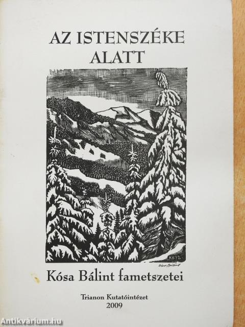 Az istenszéke alatt (kétszeresen dedikált példány)