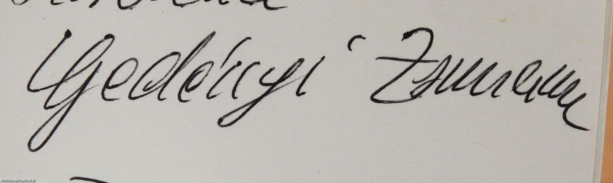 Emlékek zsongása (dedikált példány)