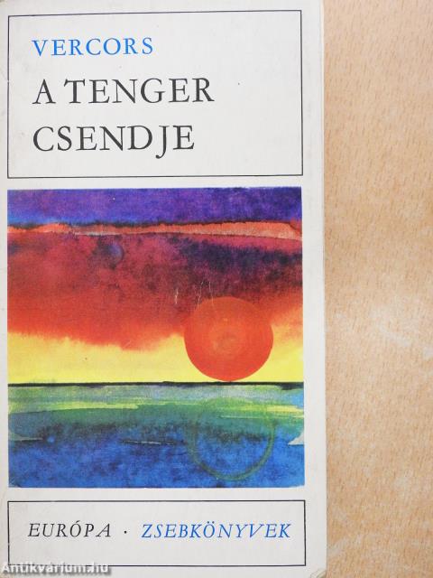 A tenger csendje (dedikált példány)