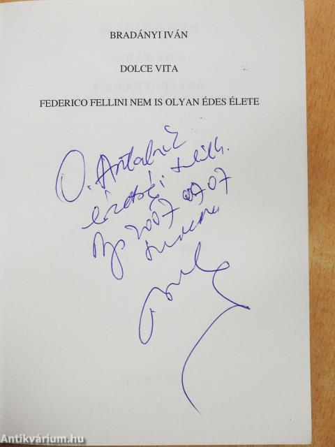 Dolce vita (dedikált példány)