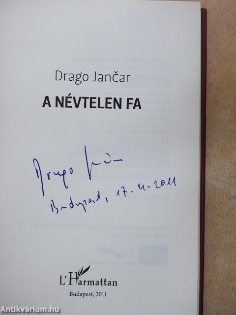 A névtelen fa (aláírt példány)