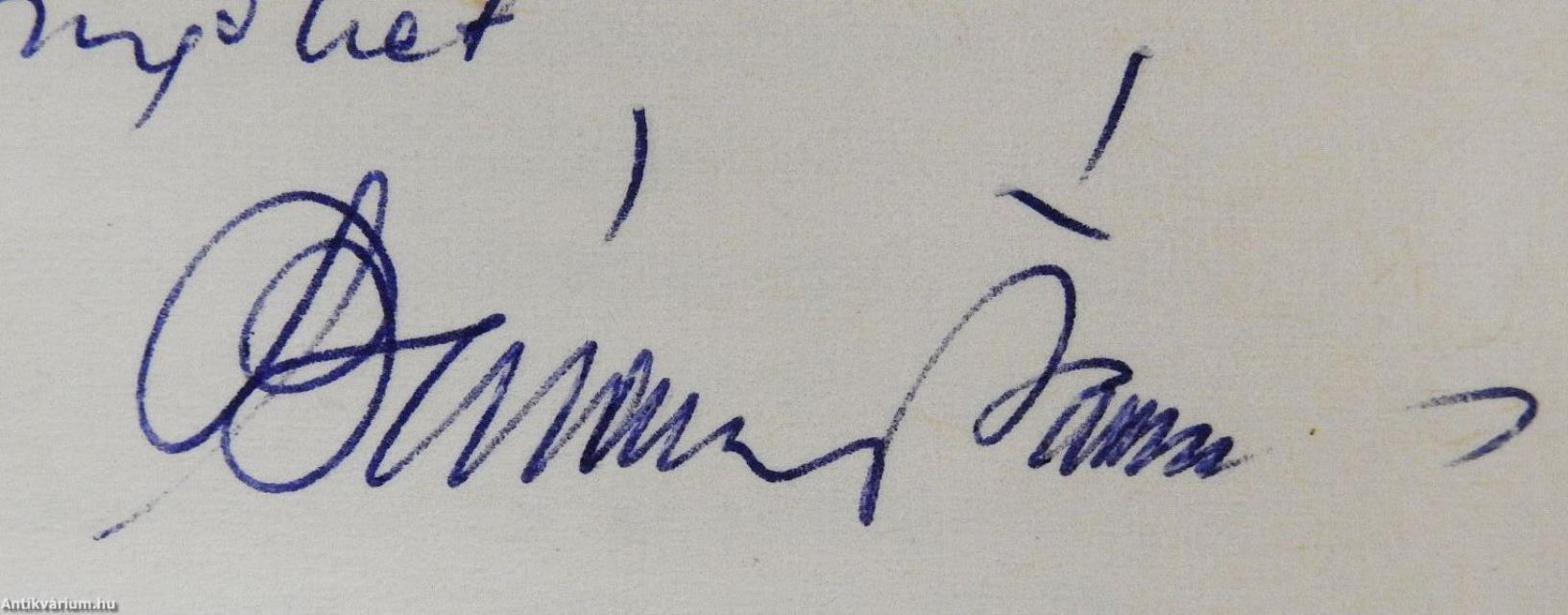 Vendégjáték (dedikált példány)