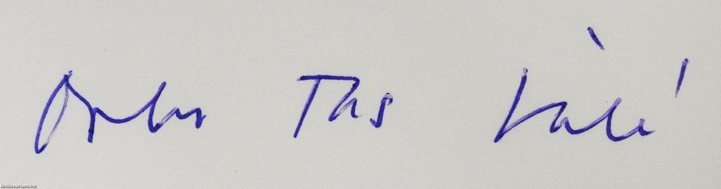 Befelé a halottig (dedikált példány)