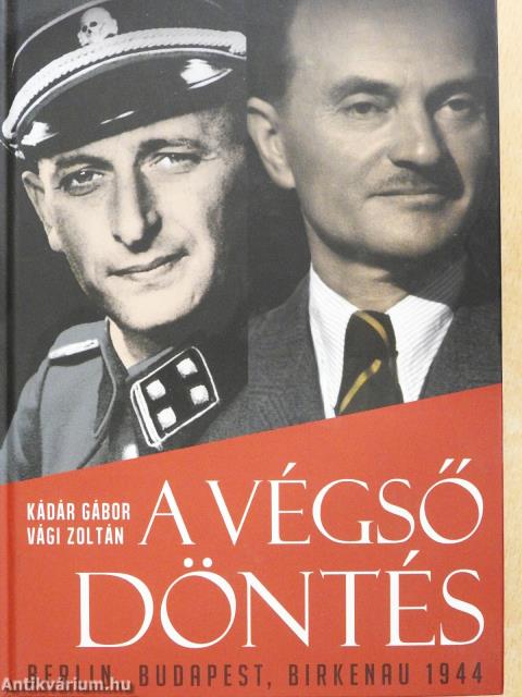 A végső döntés (kétszeresen dedikált példány)