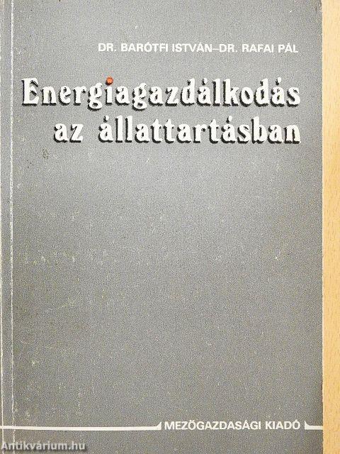 Energiagazdálkodás az állattartásban