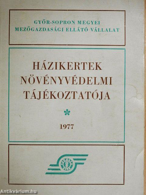 Házikertek növényvédelmi tájékoztatója