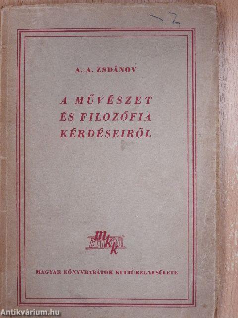 A művészet és filozófia kérdéseiről