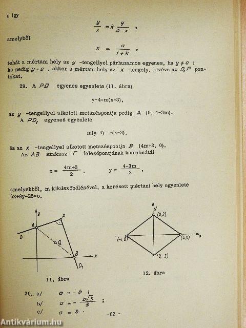 Geometriai példatár III.