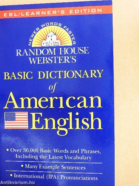 Webster's Basic Dictionary of American English