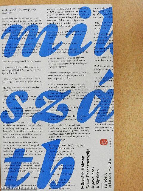 Szent Péter esernyője/A gavallérok/A Sipsirica