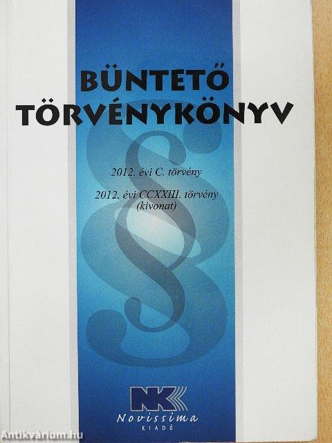 Büntető Törvénykönyv