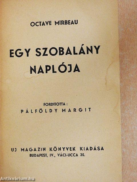 Egy szobalány naplója