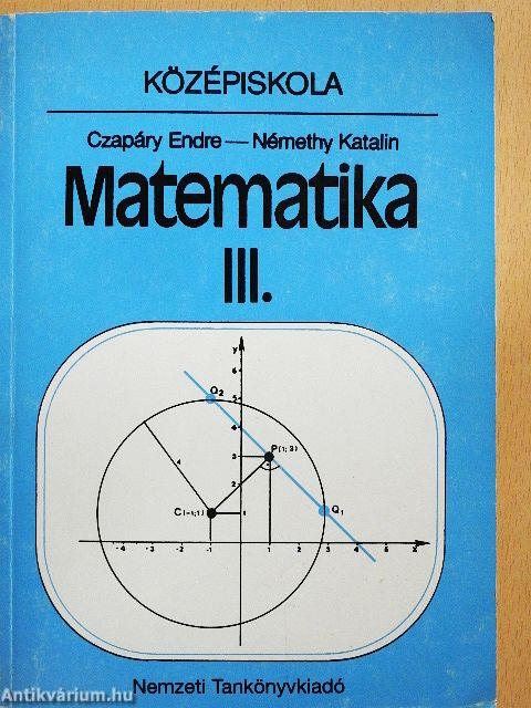 Matematika III.