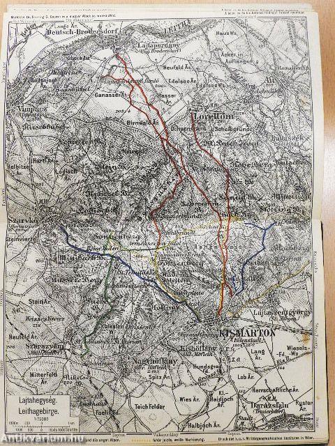 Führer durch Sopron (Oedenburg) und die Ungarischen Alpen