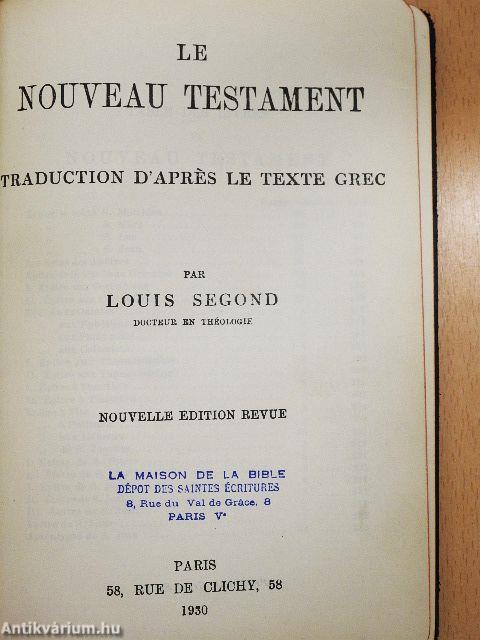 Le Nouveau Testament