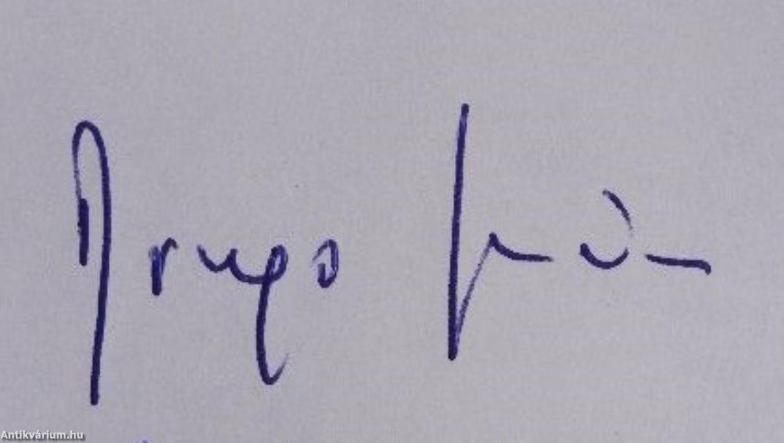 A névtelen fa (aláírt példány)