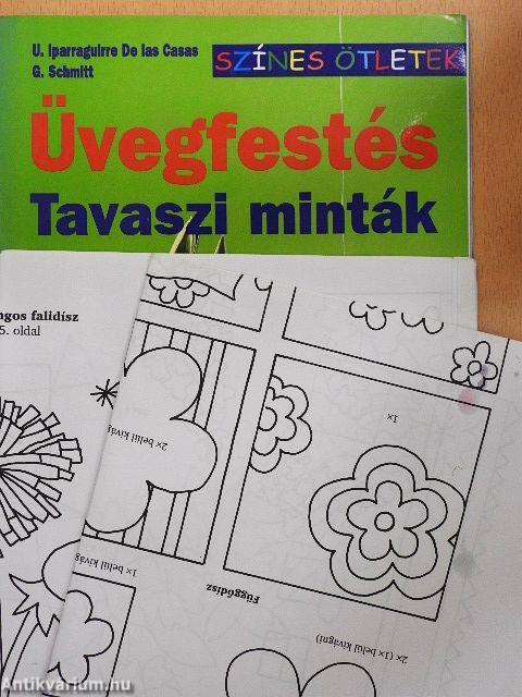 Üvegfestés - Tavaszi minták