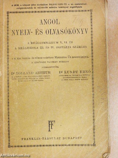 Angol nyelv- és olvasókönyv